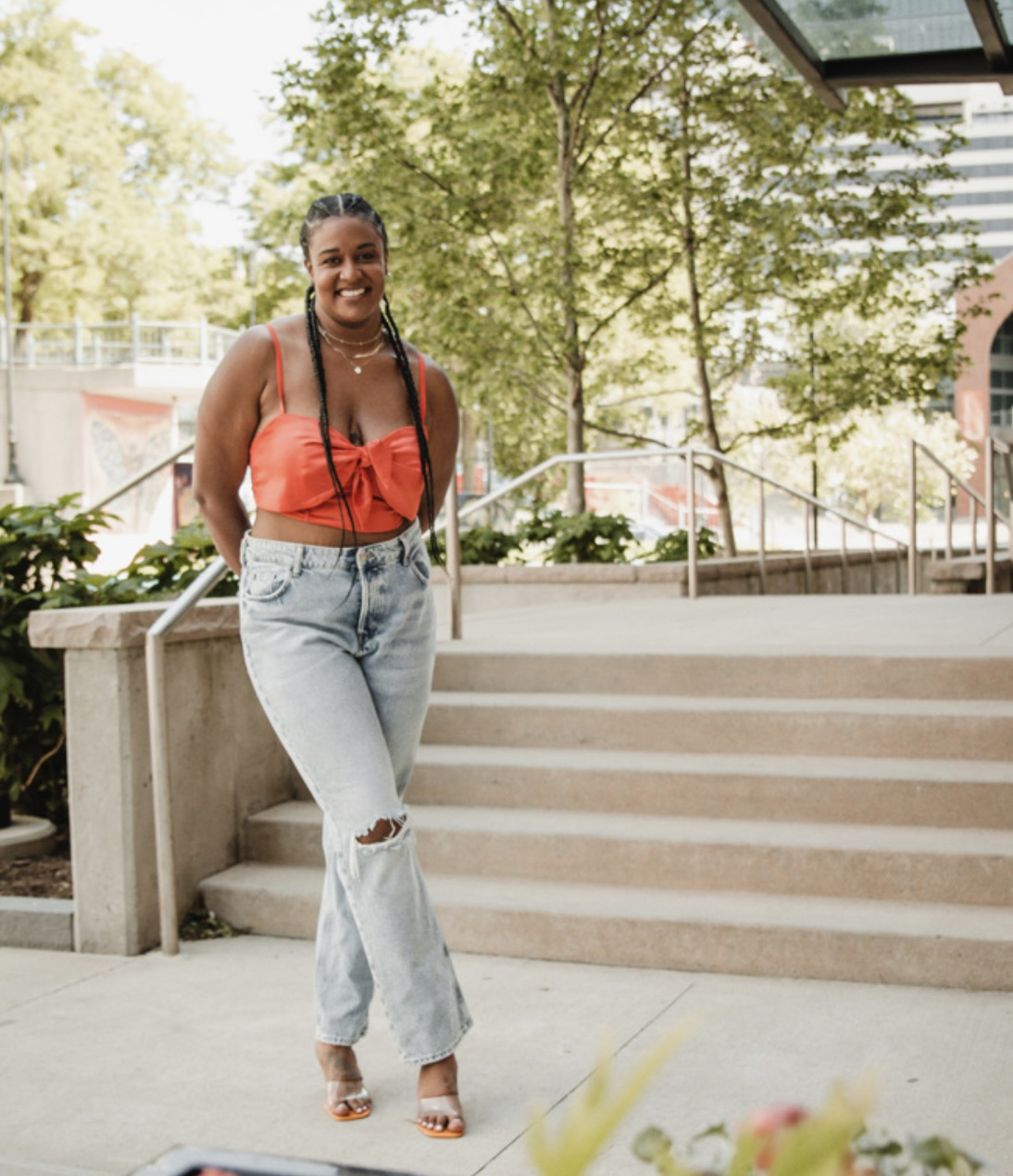 Photo of lead designer Amati Simmons